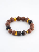 Gold Obsidian Wealth-Guarding Beads Bracelet（JH006）