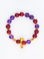 Fire Crystal Temple Beads Bracelet（JH016）