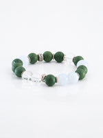 Wood Rhythm Clear Thinking Beads Bracelet（JH017）