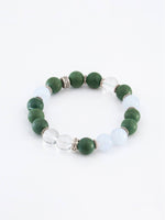 Wood Rhythm Clear Thinking Beads Bracelet（JH017）