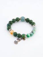 Wood Ore Wealth-Creating Beads Bracelet（JH018）