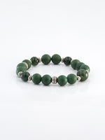 Wood Feather Growth Beads Bracelet（JH020）