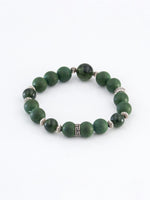 Wood Feather Growth Beads Bracelet（JH020）