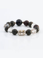 Gold Crystal Heart-Guarding Beads Bracelet（JH023）