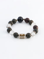 Gold Crystal Heart-Guarding Beads Bracelet（JH023）