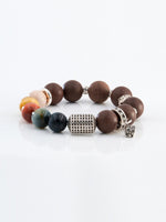 Fire Crystal Temple Beads Bracelet（JH024）