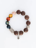 Fire Crystal Temple Beads Bracelet（JH024）
