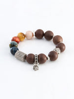 Fire Crystal Temple Beads Bracelet（JH024）