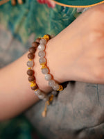 Nourishing Earth Grace · Rose Quartz & Coral Energy Necklace