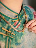 Nourishing Earth Grace · Rose Quartz & Coral Energy Necklace