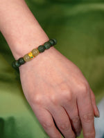 Wood Crystal Elegant Wisdom Beads Bracelet（JH019）