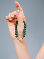 Wood Crystal Elegant Wisdom Beads Bracelet（JH019）