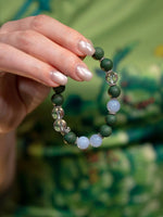Wood Rhythm Clear Thinking Beads Bracelet（JH017）
