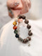 Fire Crystal Temple Beads Bracelet（JH024）