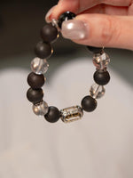 Gold Crystal Heart-Guarding Beads Bracelet（JH023）